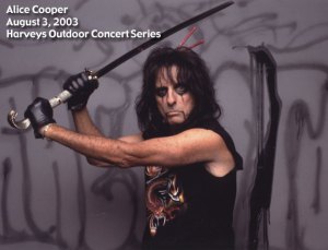 Alice Cooper with 3 Wood